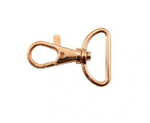 Karabińczyki zapięcie typ 25 rybka złoty 100 szt.