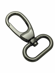 Karabińczyki zapięcie typ 25-O rybka czarny nikiel