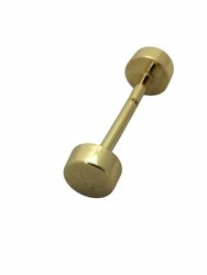 Nit skręcany 31 mm kaletniczy metalowy śrubka do torebek złoty 1 szt.