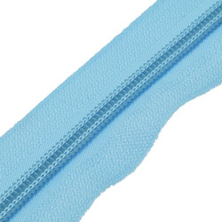 Taśma suwakowa zamek błyskawiczny niebieska 1mb