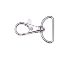 Karabińczyki zapięcie typ 25 rybka srebrny 100 szt.