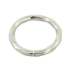 Kółko kaletnicze do torebki szelek kombinezonu 25 mm srebrne 10 szt.