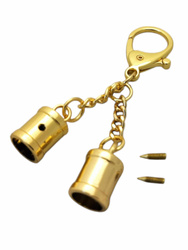 Końcówka do rzemienia z łańcuszkiem przedłużającym – 10,5 mm, złota