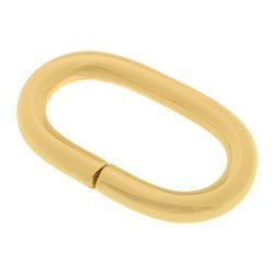Owal kaletniczy do torebki szelek kombinezonu paska 32 mm złoty