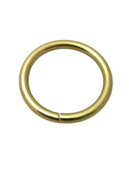 Kółko kaletnicze do torebki szelek kombinezonu 30 mm złote 100 szt.