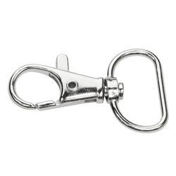 Karabińczyki zapięcie typ 20R rybka srebrny