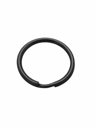 Kółka stożkowe do kluczy breloków 25 mm 100 szt. CZARNY MAT