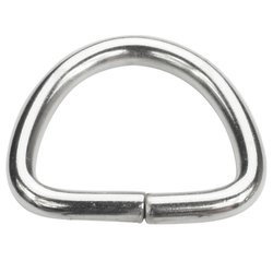 Półkółka kaletnicze do torebki szelek kombinezonu paska 25 mm srebrne 100 szt.