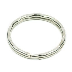 Kółka grawerowane do kluczy breloków 25 mm 100 szt.