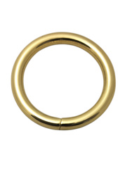 Kółko kaletnicze do torebki szelek kombinezonu 30 mm złote 10 szt.