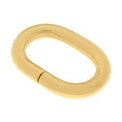 Owal kaletniczy do torebki szelek kombinezonu paska 26 mm złoty
