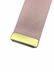 Metalowa Końcówka do Taśmy – 25 mm, Złota 100 szt.