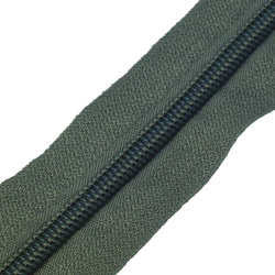 Taśma suwakowa zamek błyskawiczny khaki 1mb