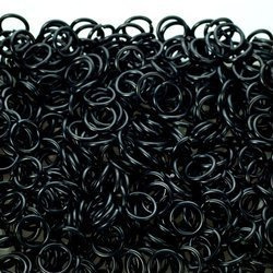 Kółka stalowe ø 8 mm 1 kg (1900 szt) czarne