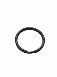 Kółka stożkowe do kluczy breloków 20 mm 100 szt. CZARNY MAT