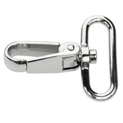Karabińczyk zapięcie typ 40-B rybka srebrny