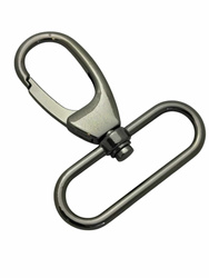 Karabińczyki zapięcie typ 40-O rybka czarny nikiel