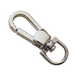 Karabińczyk zapięcie zatrzask typ C z przekrętką srebrny