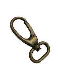 Karabińczyki zapięcie typ 20-O rybka stare złoto