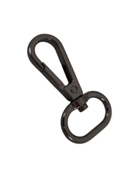 Karabińczyki zapięcie typ 20K rybka czarny