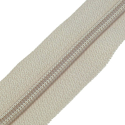 Taśma suwakowa zamek błyskawiczny beżowa 1mb