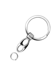 Kółka metalowe do breloków 23 mm 10 szt. baza z łącznikiem