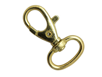 Karabińczyki zapięcie typ 16-N rybka złoty. 100 szt.