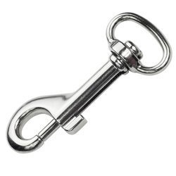 Karabińczyk zapięcie zatrzask typ 65S srebrny