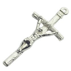 Krzyżyk zawieszka z wizerunkiem Jezusa duża