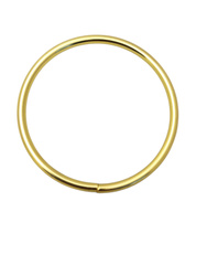 Kółko kaletnicze do torebki szelek kombinezonu 100 mm złote 1 szt.