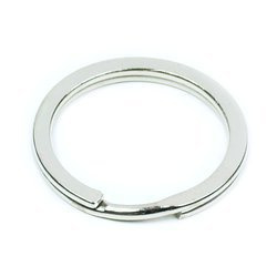 Kółka płaskie do kluczy breloków 20 mm 100 szt.