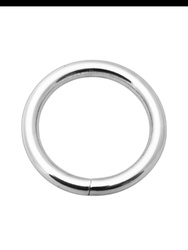 Kółko kaletnicze do torebki szelek kombinezonu 30 mm srebrne 10 szt.