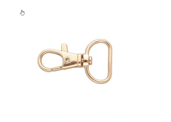 Karabińczyki zapięcie typ 18  rybka złoty 100 szt.