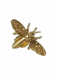 Ozdoba metalowa pszczoła rozeta metalowa – 47x37 mm