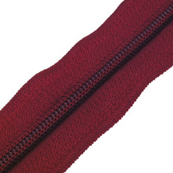 Taśma suwakowa zamek błyskawiczny bordowa 1mb