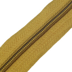 Taśma suwakowa zamek błyskawiczny złota 1mb