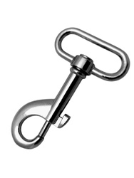 Karabińczyk zapięcie zatrzask typ 65S srebrny