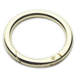 Otwierane kółko metalowe do toreb typu szekla złote 38/5