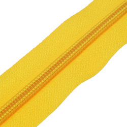 Taśma suwakowa zamek błyskawiczny żółta 1mb