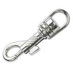 Karabińczyki zapięcie zatrzask typ 46S srebrny 10 szt.