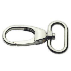 Karabińczyki zapięcie typ 25-O rybka srebrny