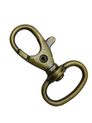 Karabińczyki zapięcie typ 16-N rybka stare złoto10 szt.