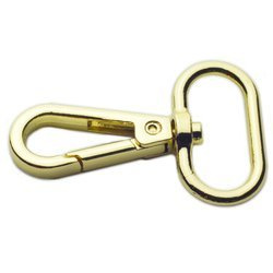 Karabińczyki zapięcie typ 25K rybka złoty