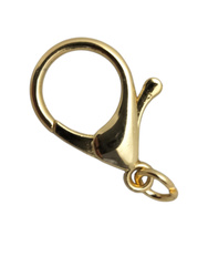 Karabińczyk 40  mm z kółkiem montażowym 6 mm 1 szt