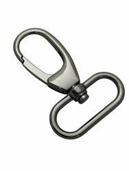 Karabińczyki zapięcie typ 30-O rybka czarny nikiel