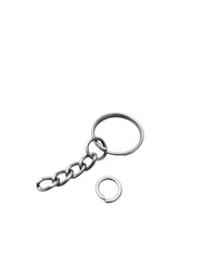 Kółka 17 mm  z łańcuszkiem 10 szt.