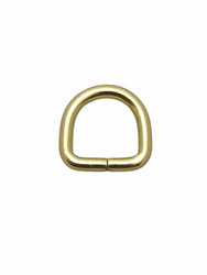 Półkółka kaletnicze do torebki szelek kombinezonu paska 13 mm złoty 1 szt.