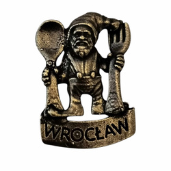 Magnes – Wrocławski Krasnal kucharz  (odlewany ze znalu)