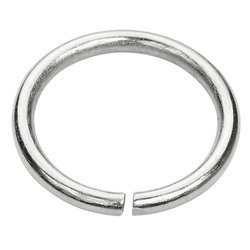 Kółko kaletnicze do torebki szelek kombinezonu 20 mm srebrne 100 szt.