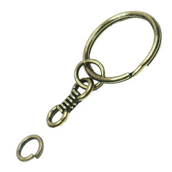 Kółka do breloków stare złoto 20 mm 100 szt. baza z łącznikiem typu C1